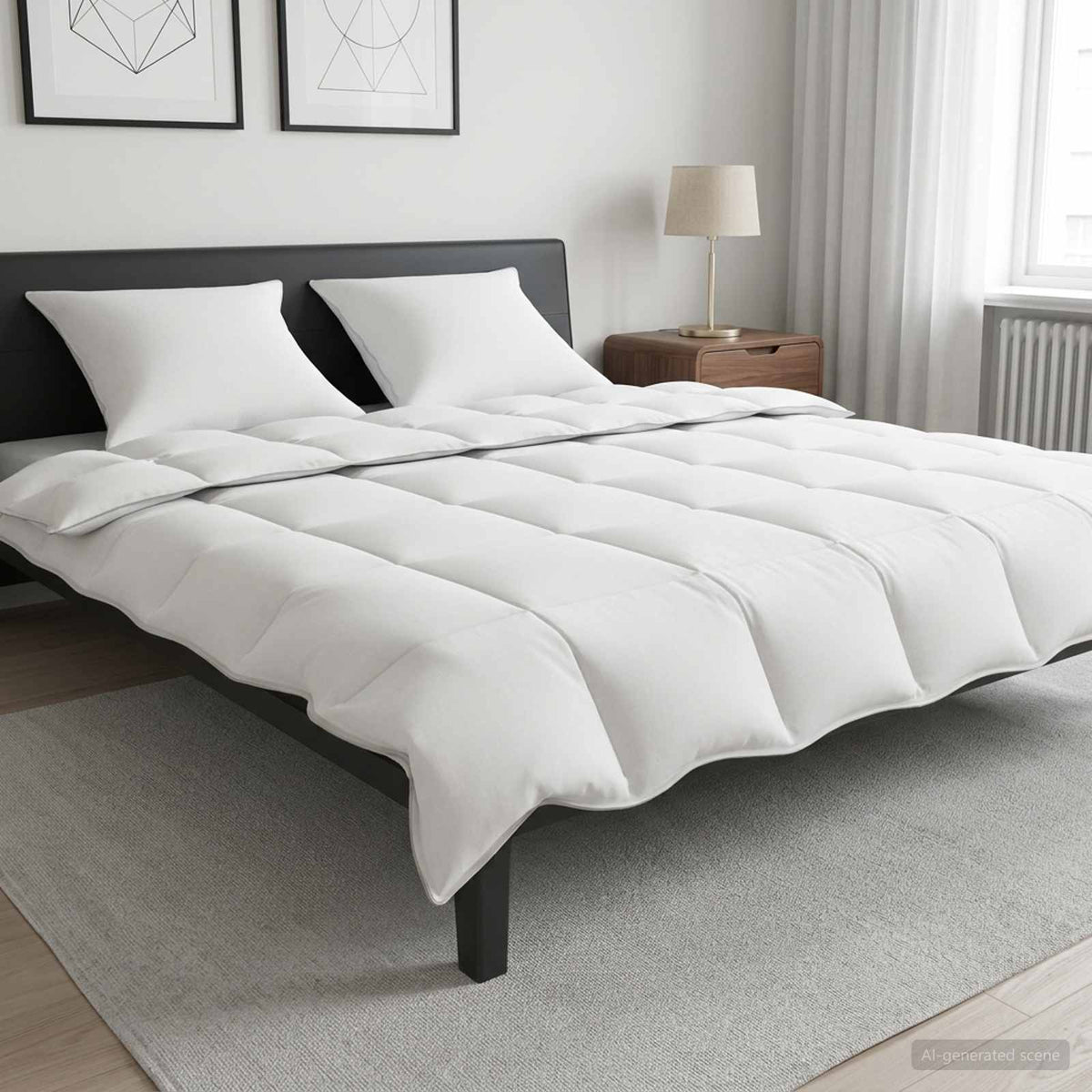 Set Duvet e Cuscino da Letto 3 pz 200 x 200 cm Inverno 720 g/pc