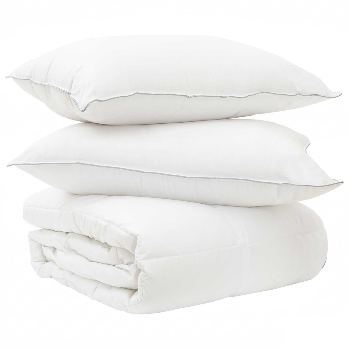 Set Duvet e Cuscino da Letto 3 pz 155 x 220 cm Inverno 700 g/pc | homemem39