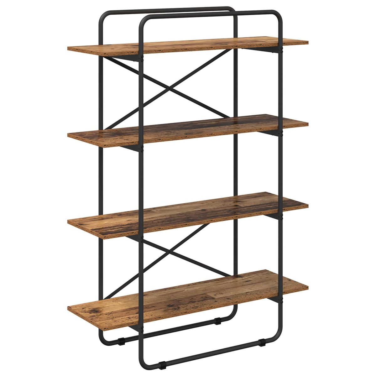 Libreria 4 livelli 100 x 35 x 140 cm PB Legno di quercia