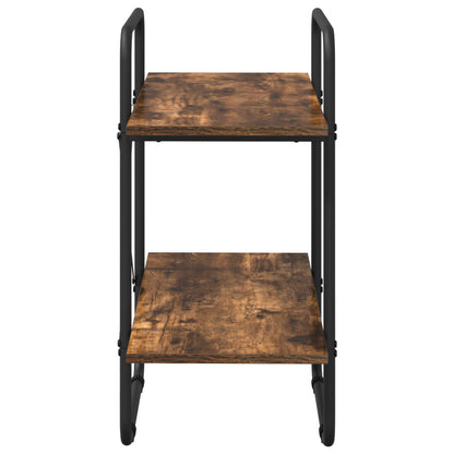 Libreria 2 livelli 80 x 35 x 70 cm PB Rovere Fumo | homemem39