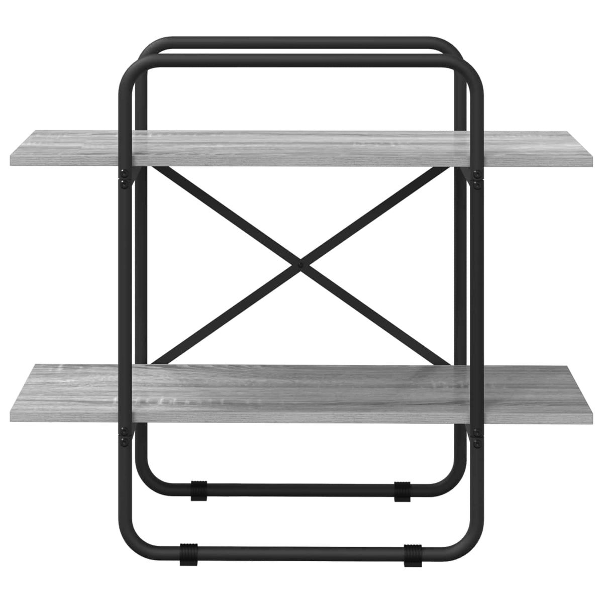 Libreria 2 livelli 80 x 35 x 70 cm PB Sonoma grigio | homemem39
