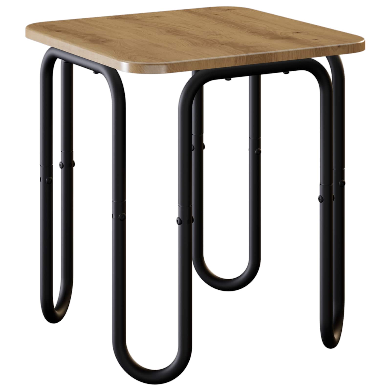 Tavolino da salotto Rovere Artigianale 40 x 40 x 45 cm | homemem39