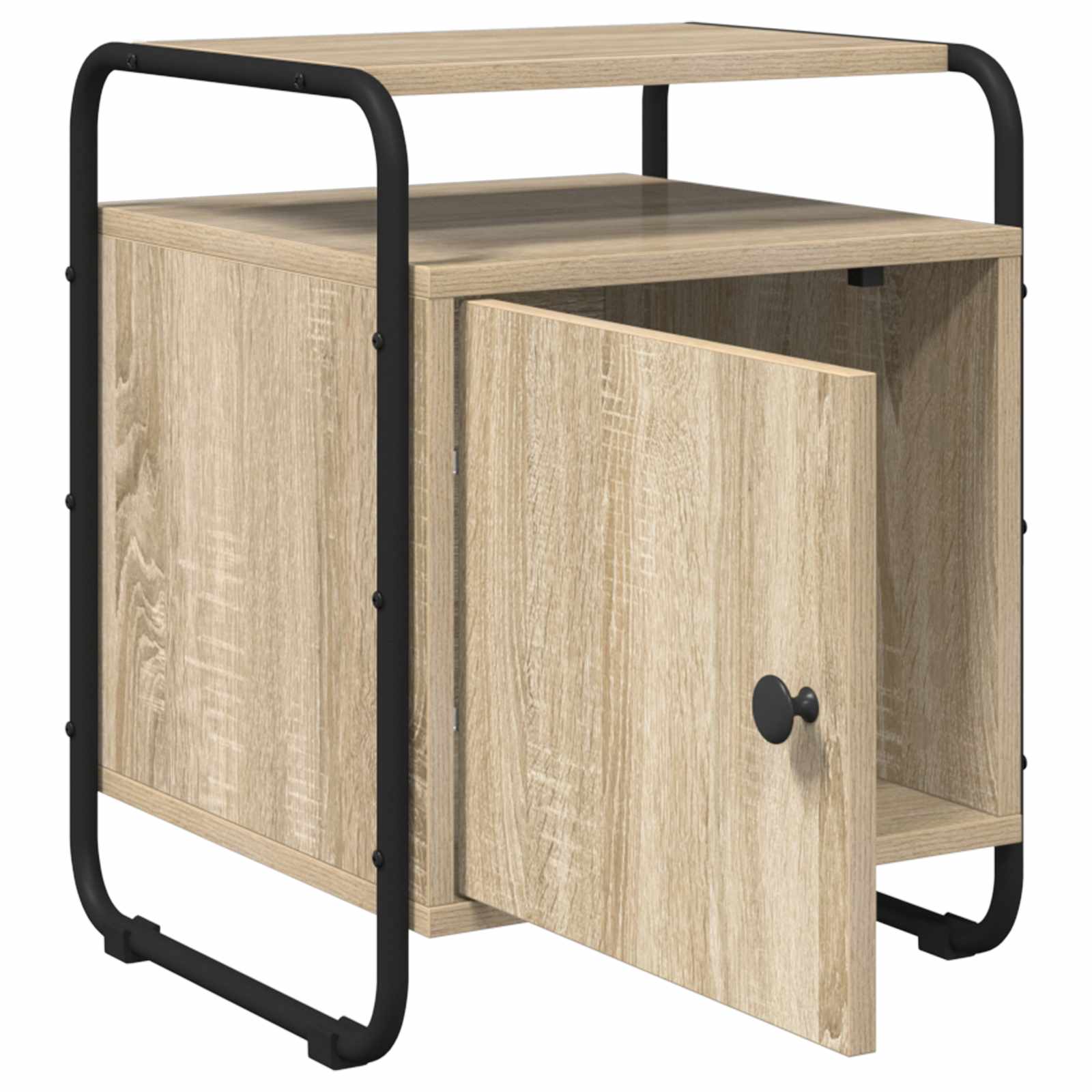 Armadio da Notte 2 pz Rovere Sonoma Legno ingegnerizzato | homemem39