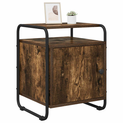 Armadio da Notte Rovere Fumo Legno ingegnerizzato | homemem39
