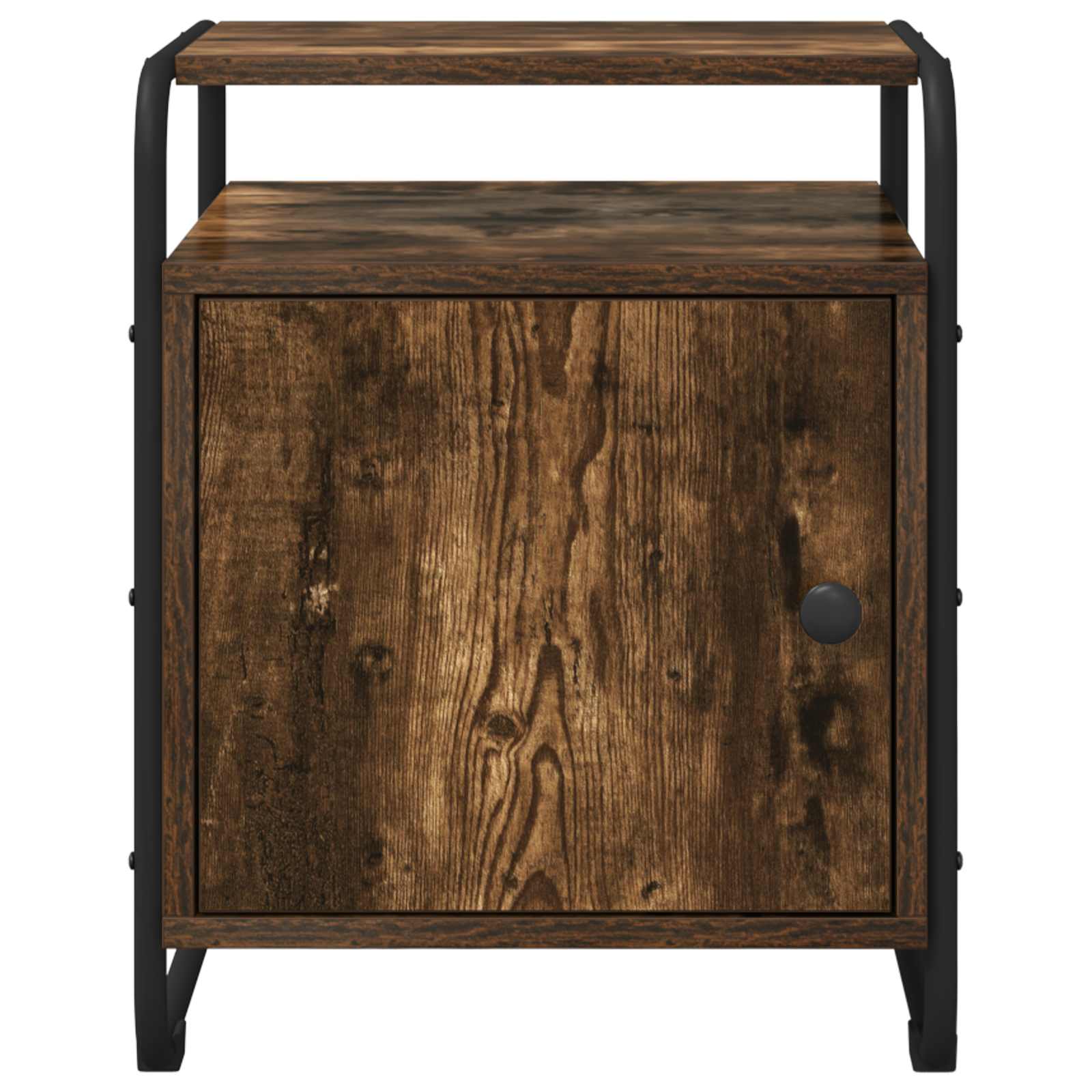 Armadio da Notte 2 pz Rovere Fumo Legno ingegnerizzato | homemem39