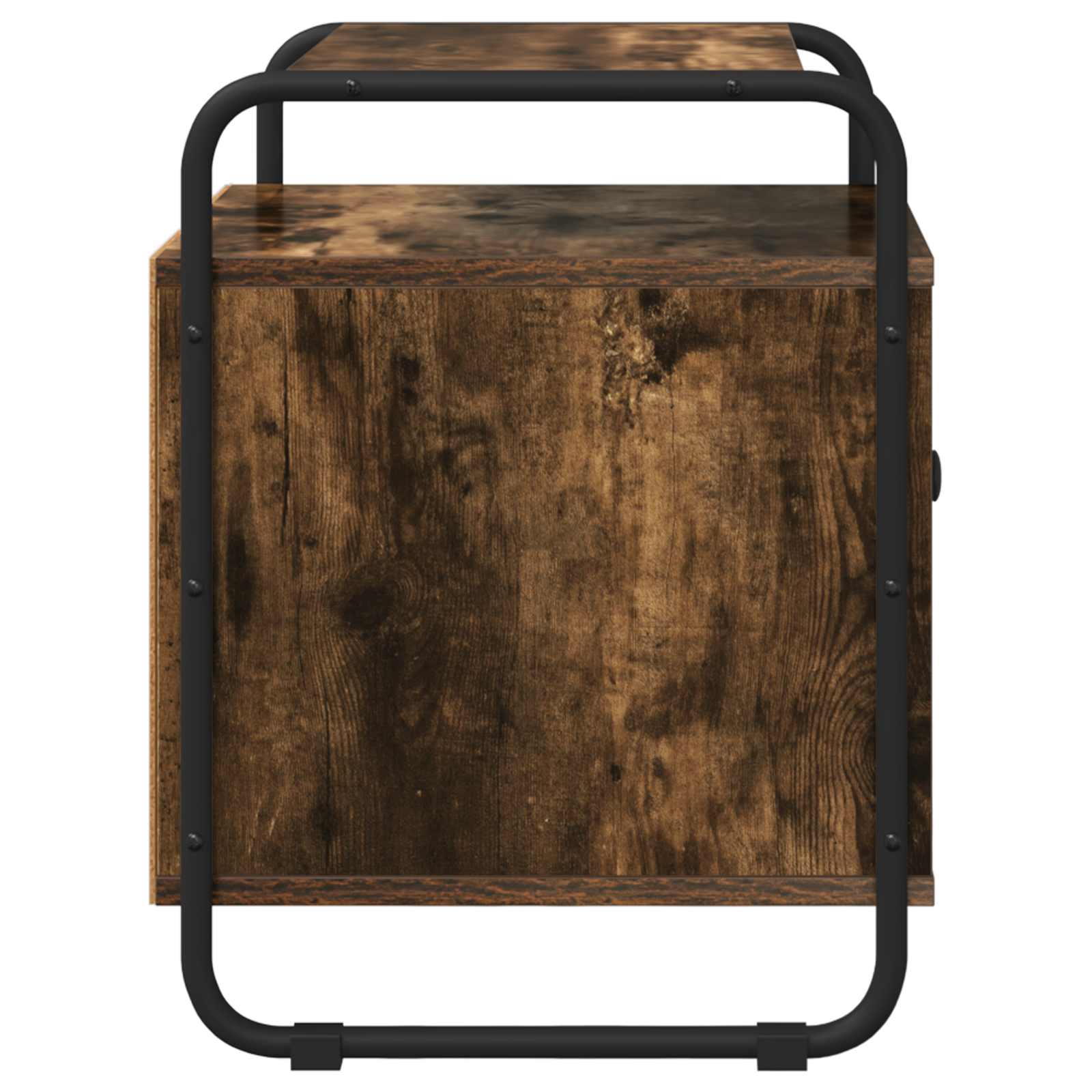Armadio da Notte 2 pz Rovere Fumo Legno ingegnerizzato | homemem39