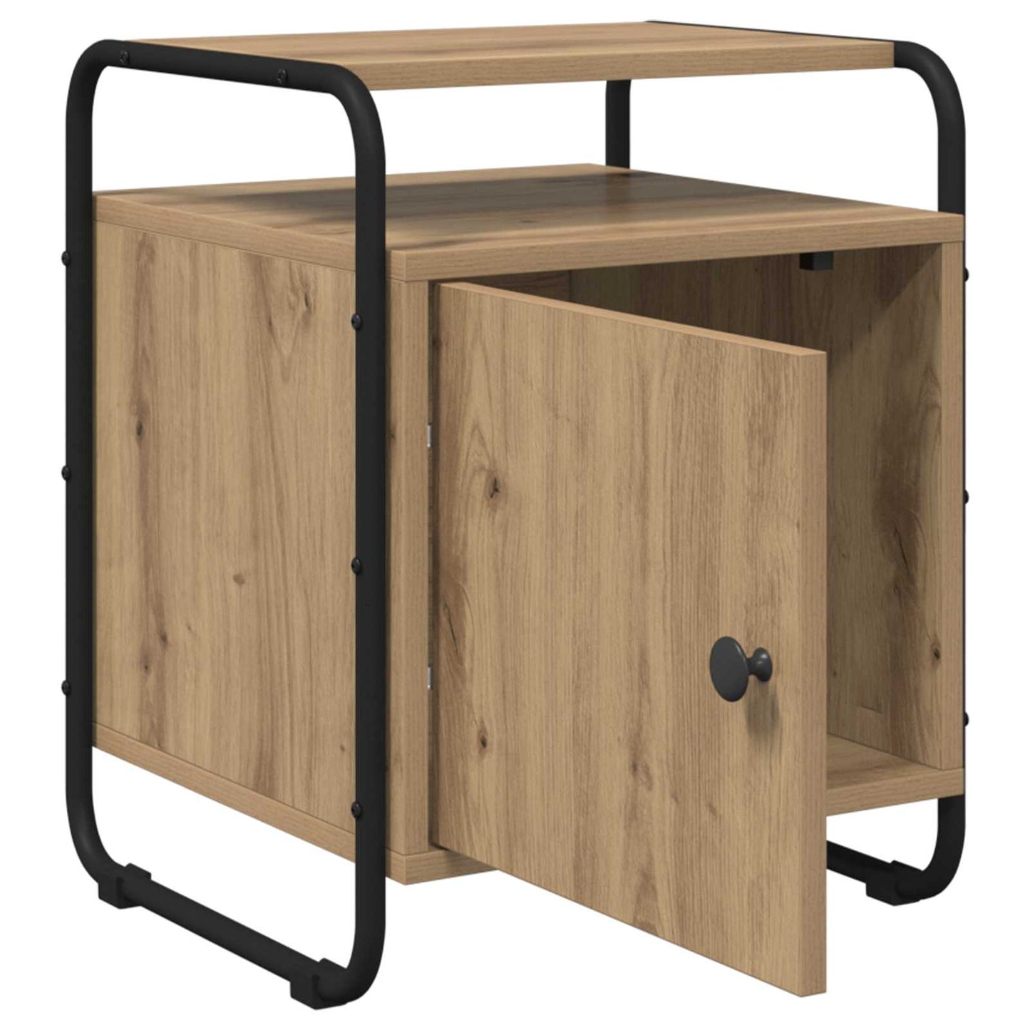 Armadio da Notte Rovere Artigianale Legno ingegnerizzato | homemem39