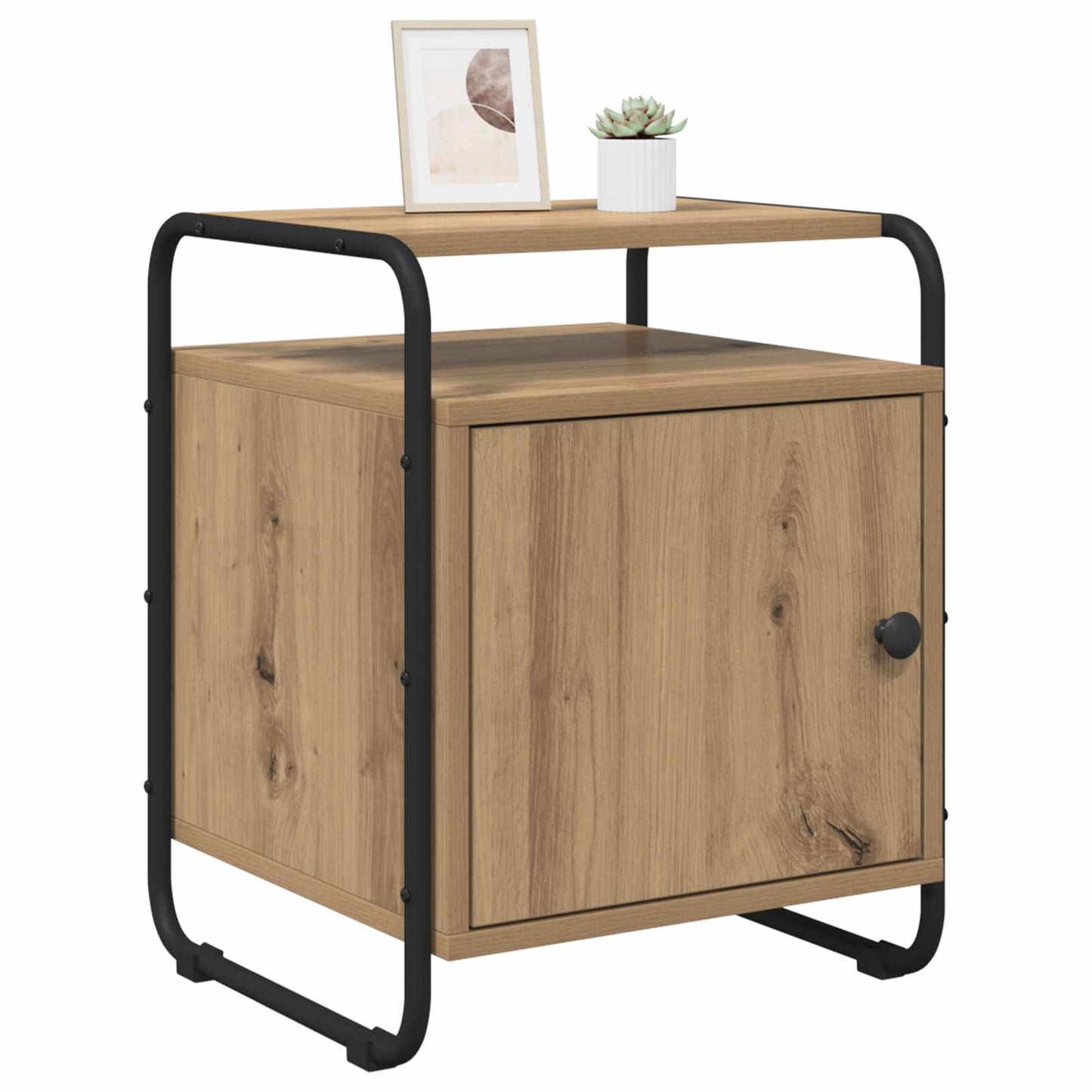 Armadio da Notte Rovere Artigianale Legno ingegnerizzato | homemem39