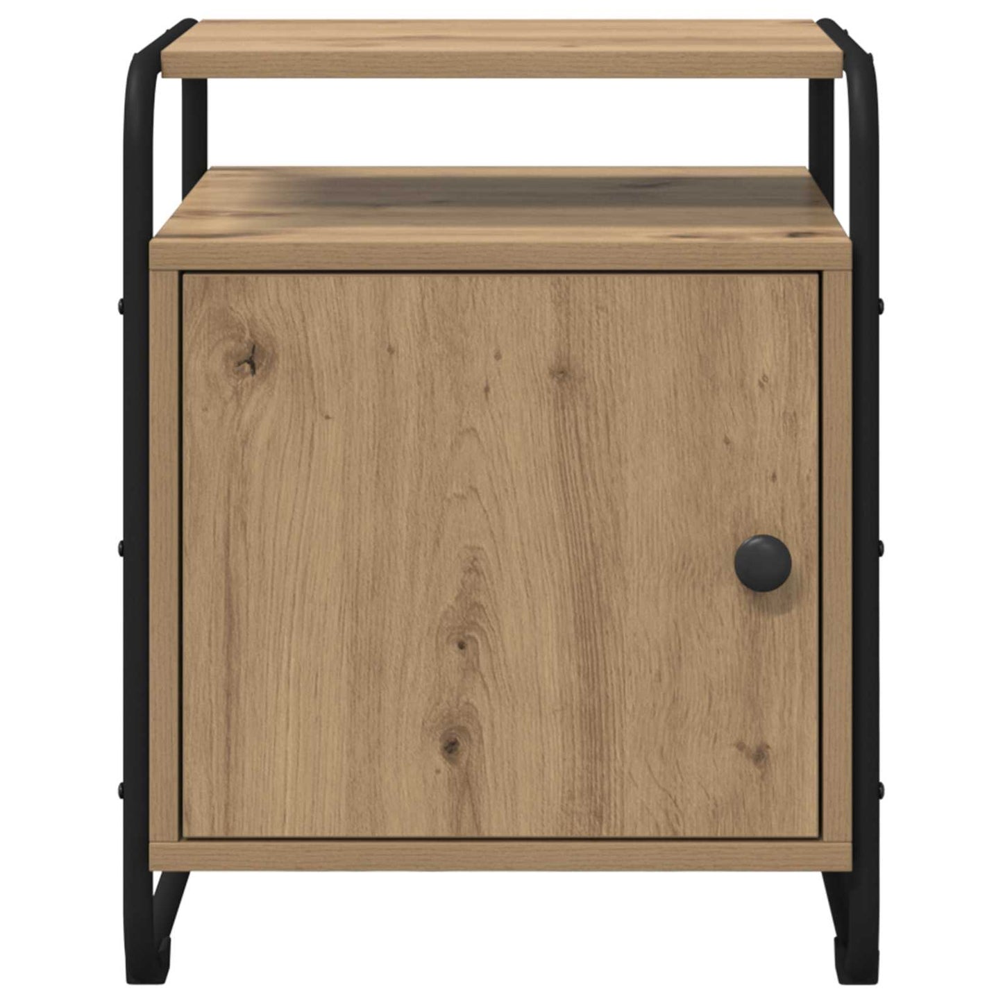Armadio da Notte 2 pz Rovere Artigianale Legno ingegnerizzato | homemem39