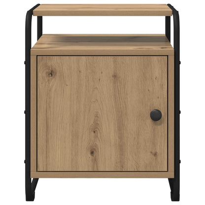 Armadio da Notte 2 pz Rovere Artigianale Legno ingegnerizzato | homemem39