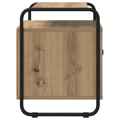Armadio da Notte 2 pz Rovere Artigianale Legno ingegnerizzato | homemem39