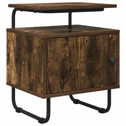 Armadio da Notte 2 pz Rovere Fumo Legno ingegnerizzato | homemem39