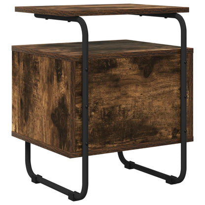 Armadio da Notte 2 pz Rovere Fumo Legno ingegnerizzato | homemem39