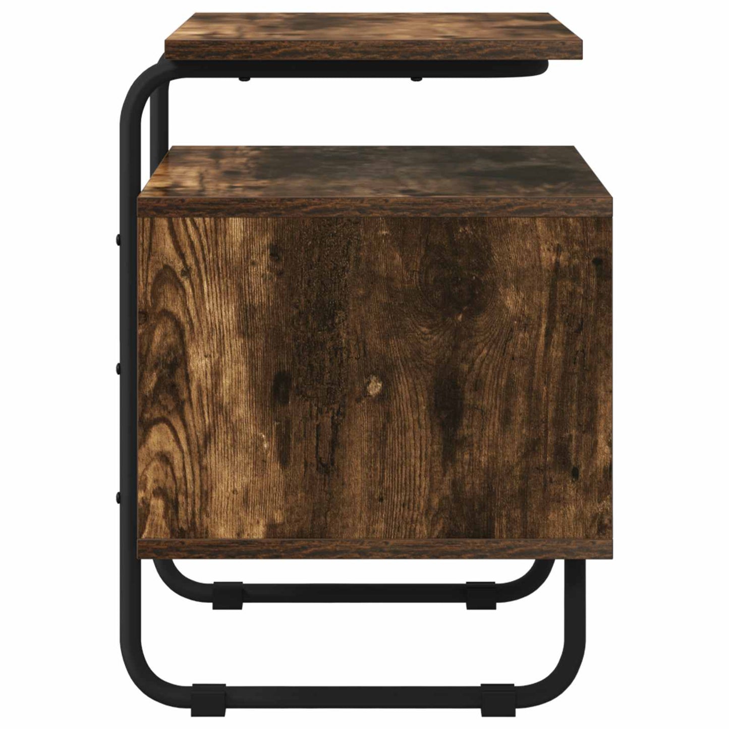 Armadio da Notte 2 pz Rovere Fumo Legno ingegnerizzato | homemem39