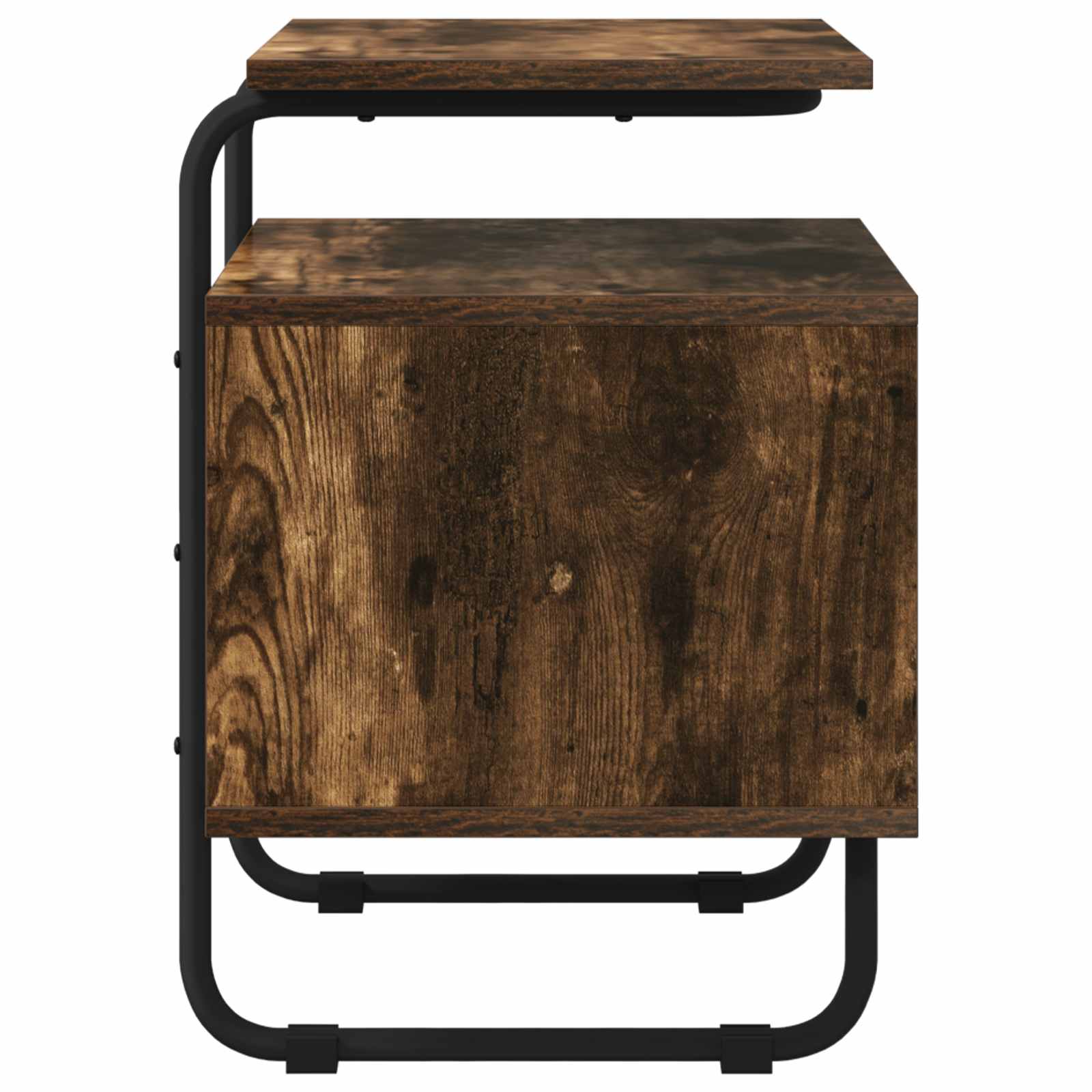 Armadio da Notte 2 pz Rovere Fumo Legno ingegnerizzato | homemem39