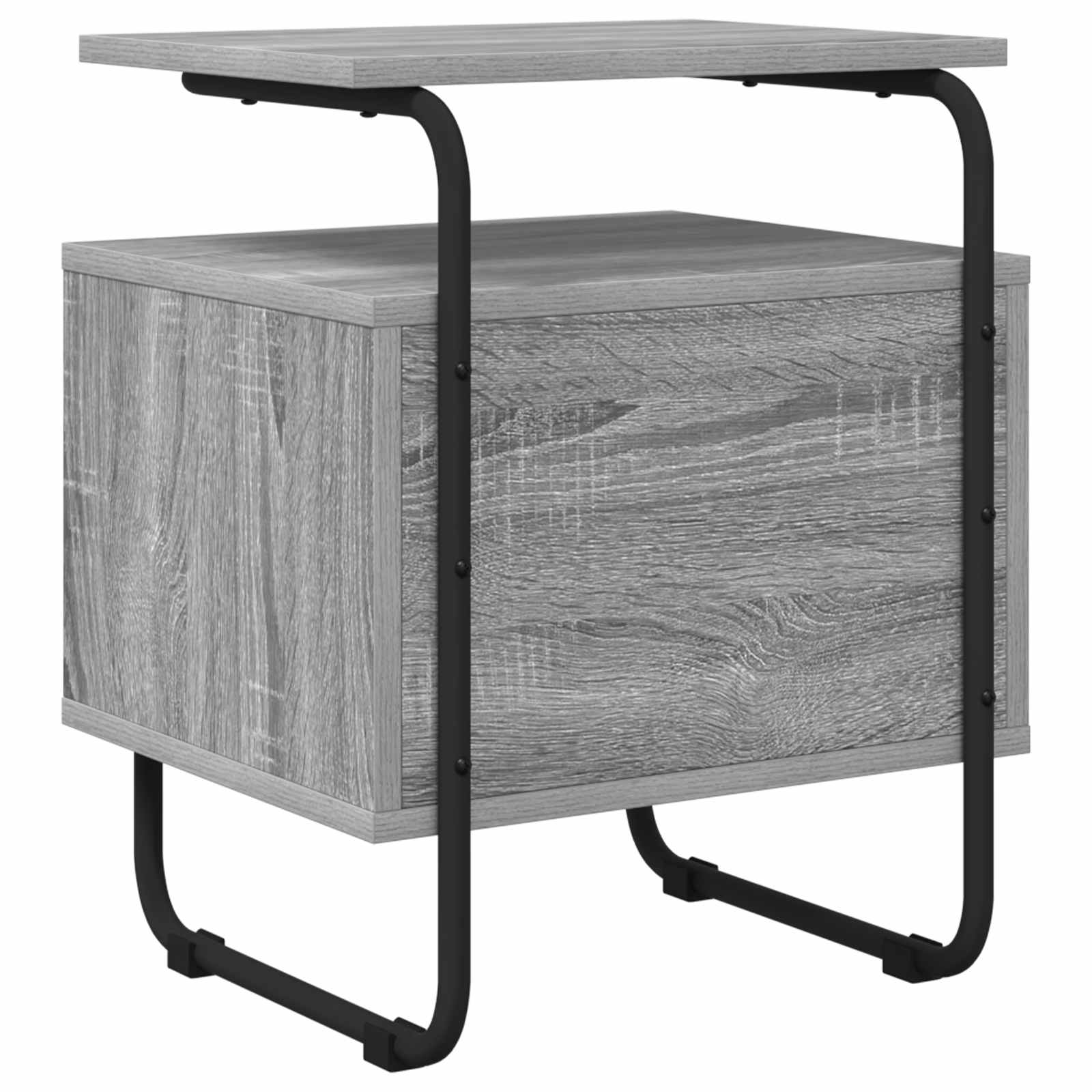 Armadio da Notte 2 pz Sonoma grigio Legno ingegnerizzato | homemem39