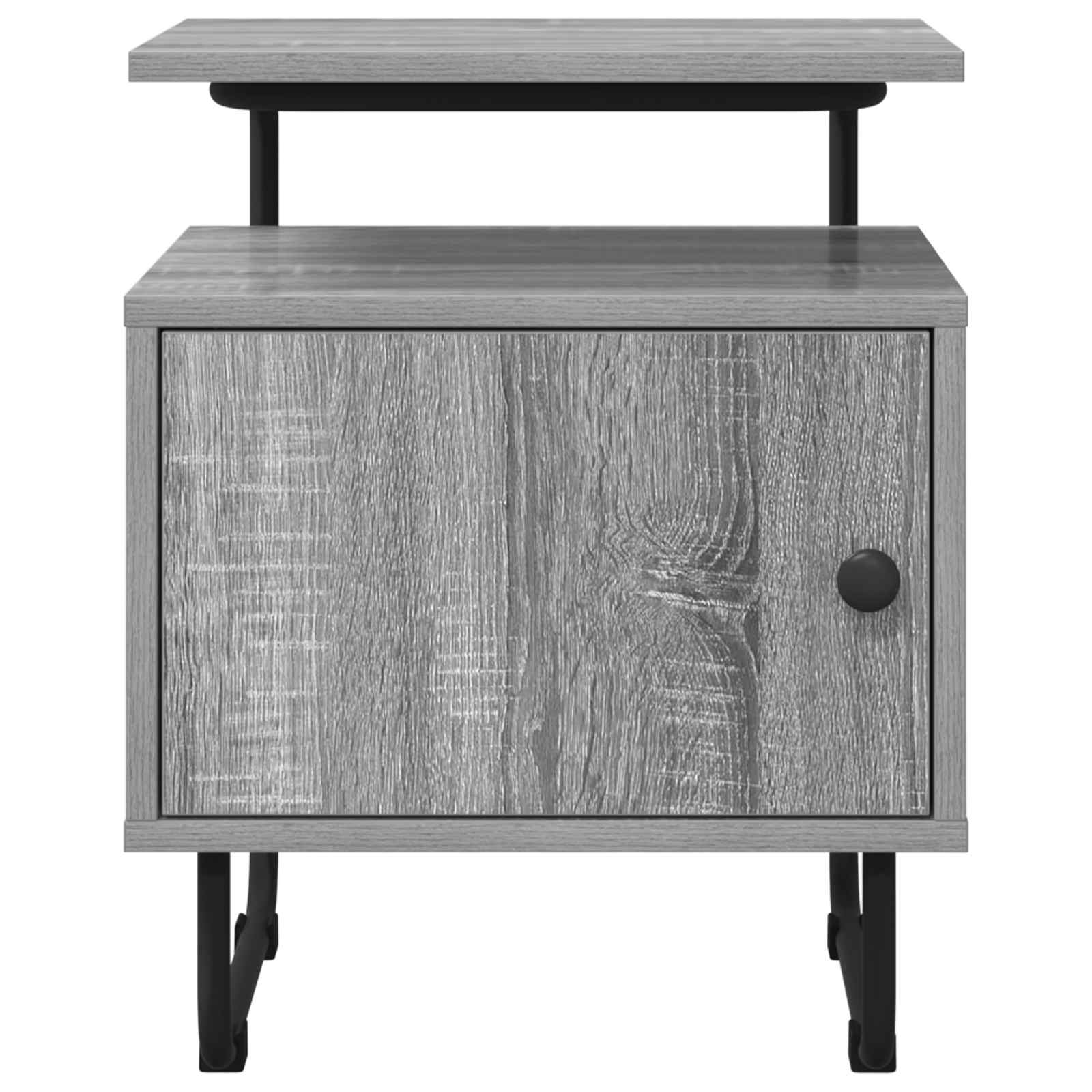 Armadio da Notte 2 pz Sonoma grigio Legno ingegnerizzato | homemem39
