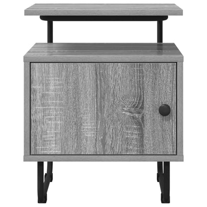 Armadio da Notte 2 pz Sonoma grigio Legno ingegnerizzato | homemem39