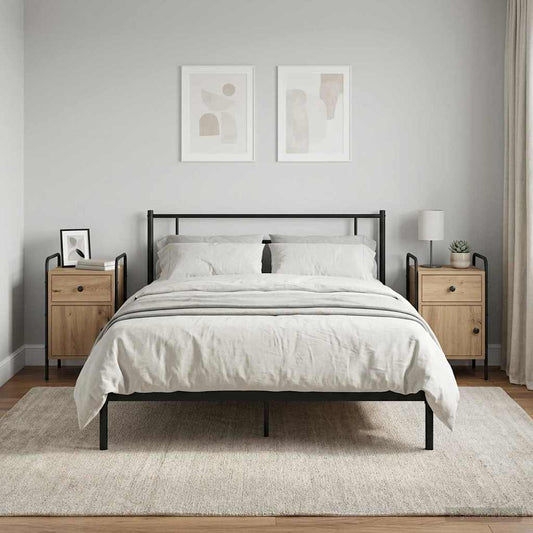 Armadio da Notte 2 pz Rovere Artigianale 35 x 36,5 x 61 cm | homemem39