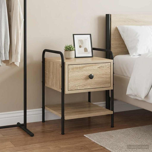 Armadio da Notte Rovere Sonoma 35 x 36,5 x 47 cm | homemem39