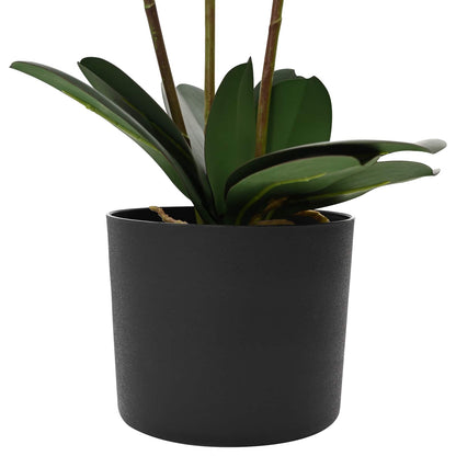Pianta di Orchidea Artificiale con Vaso Bianco 45 x 15 x 65 cm | homemem39