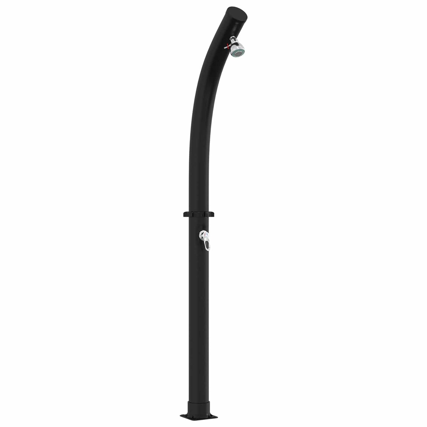 Doccia Solare con Doccetta 20 l PVC, ABS, Lega di zinco Nero | homemem39