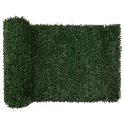 Recinzione Artificiale Verde Scuro 1 x 3 m PVC e Acciaio | homemem39