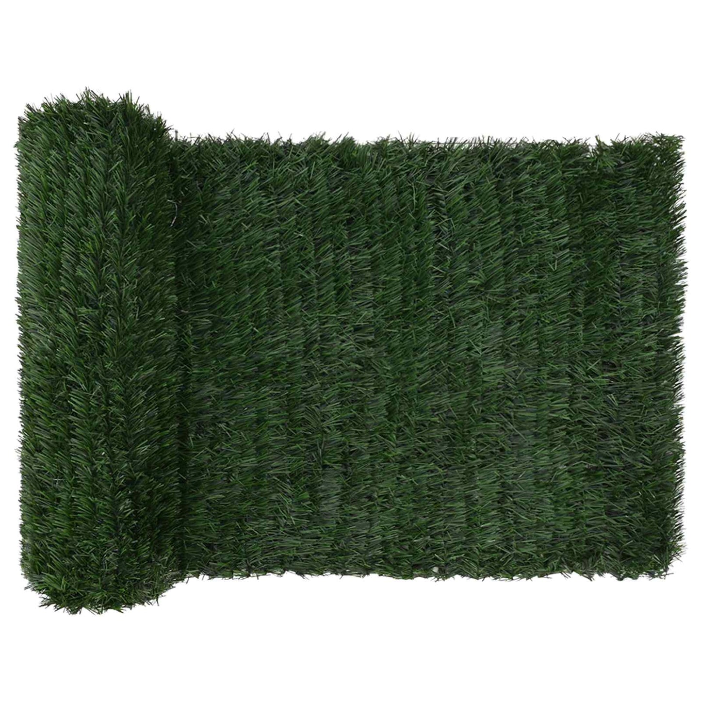 Recinzione Artificiale Verde Scuro 1 x 6 m PVC e Acciaio | homemem39