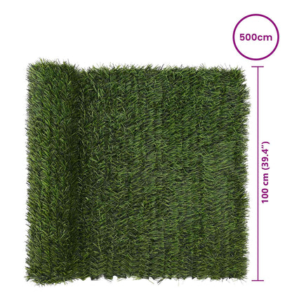 Recinzione Artificiale Verde chiaro 1 x 5 m PVC e Acciaio | homemem39