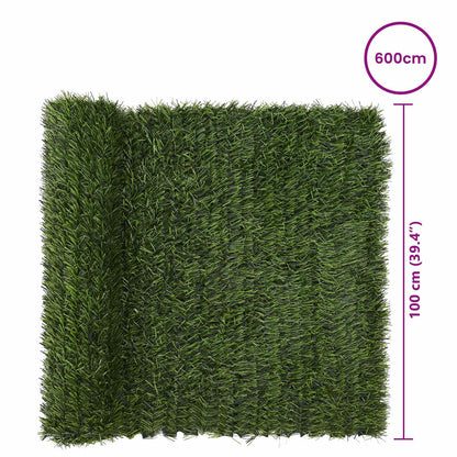 Recinzione Artificiale Verde chiaro 1 x 6 m PVC e Acciaio | homemem39