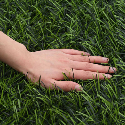 Recinzione Artificiale Verde chiaro 1 x 10 m PVC e Acciaio | homemem39