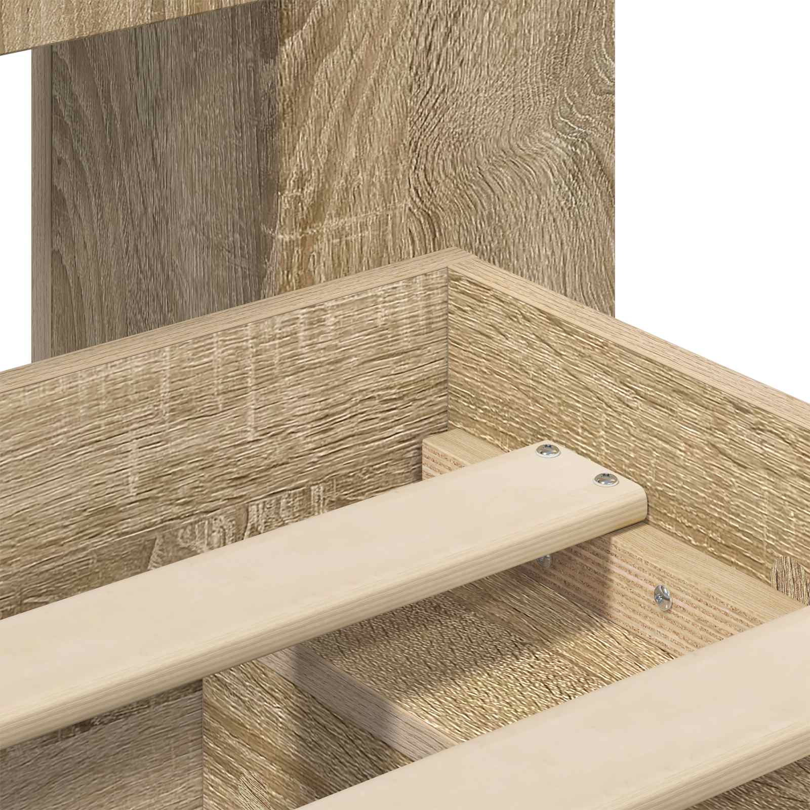 Telaio del letto con storage Rovere Sonoma 75 x 190 cm | homemem39