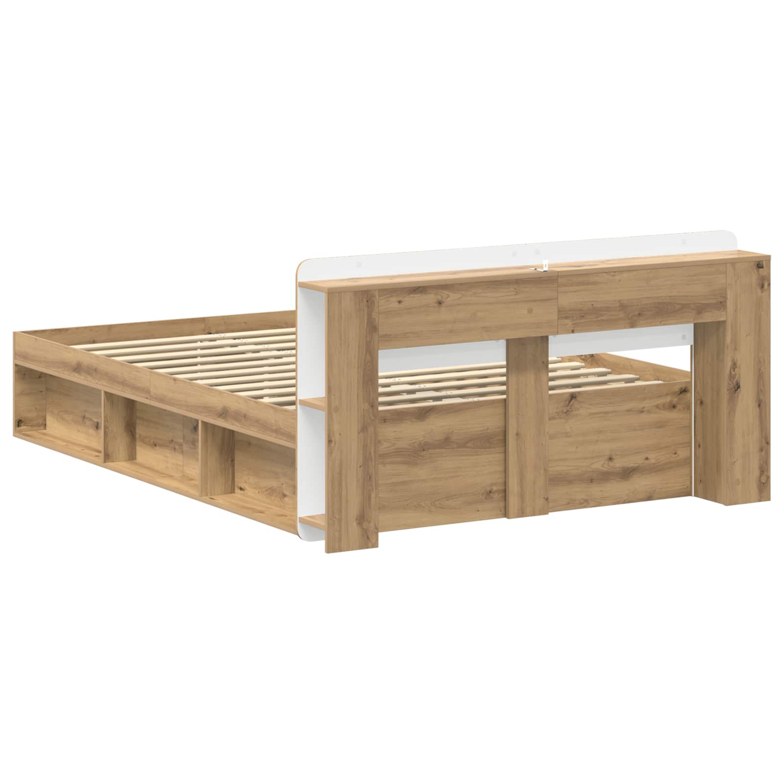 Telaio del letto con storage Rovere Artigianale 135 x 190 cm | homemem39