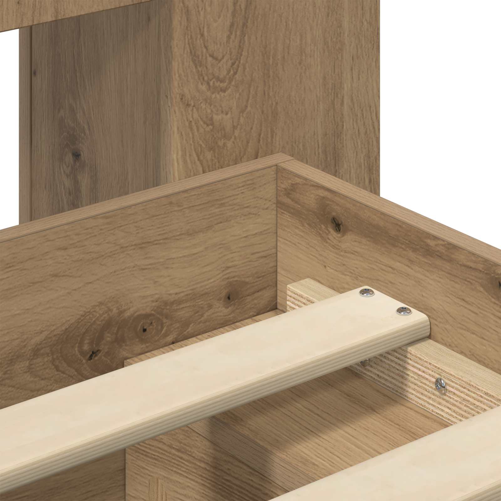 Telaio del letto con storage Rovere Artigianale 150 x 200 cm | homemem39