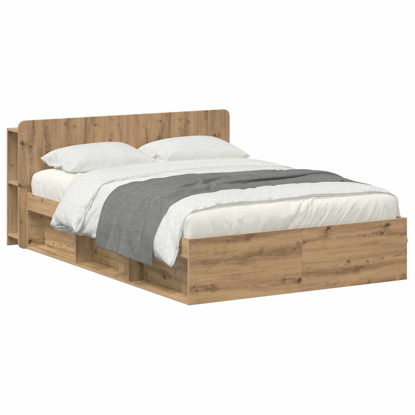 Telaio del letto con storage Rovere Artigianale 150 x 200 cm | homemem39