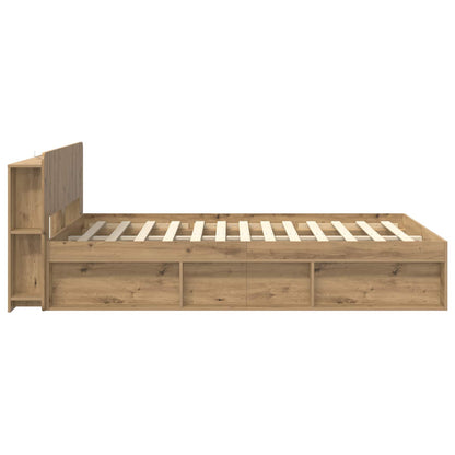 Telaio del letto con storage Rovere Artigianale 150 x 200 cm | homemem39