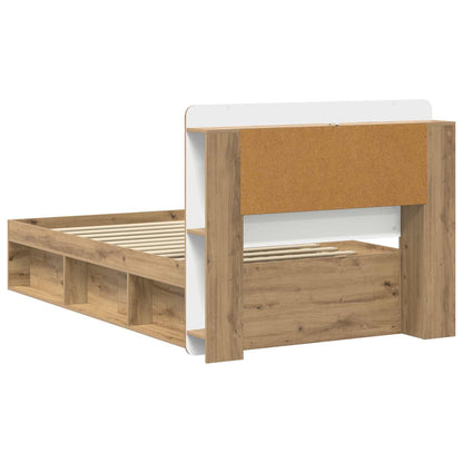 Telaio del letto con storage Rovere Artigianale 75 x 190 cm | homemem39
