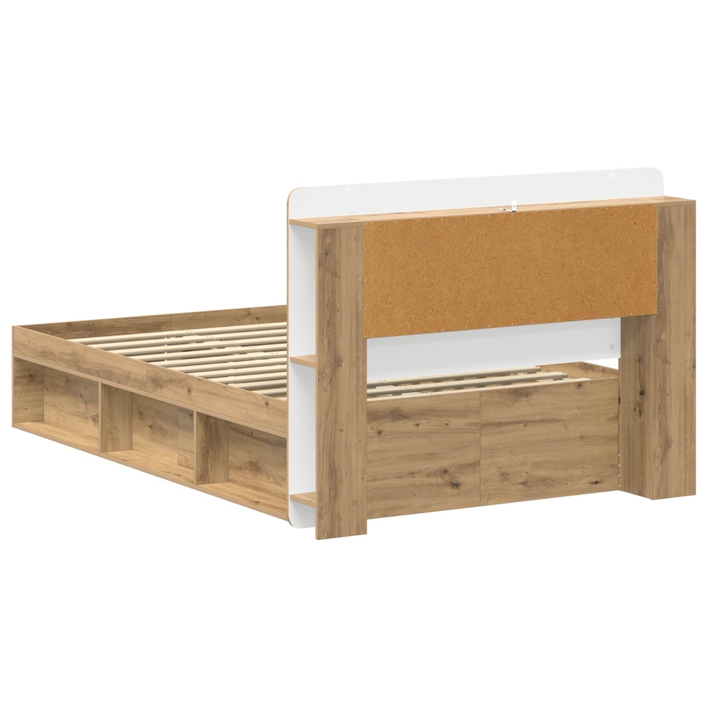Telaio del letto con storage Rovere Artigianale 120 x 190 cm | homemem39