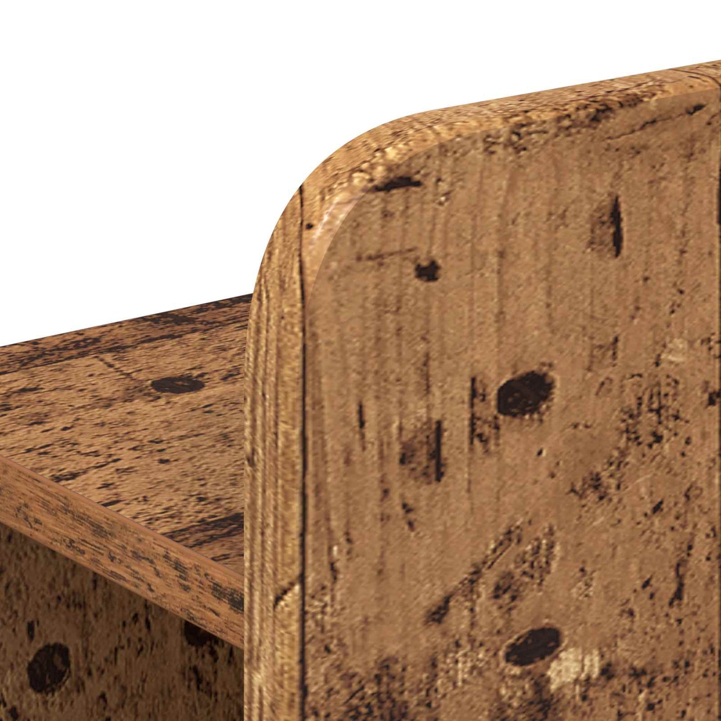 Telaio del letto con storage Legno antico 120 x 190 cm | homemem39