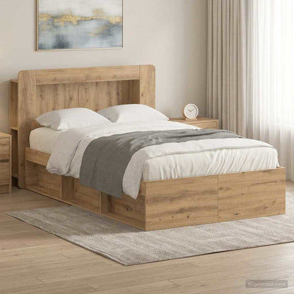 Telaio del letto con storage Rovere Artigianale 120 x 200 cm | homemem39
