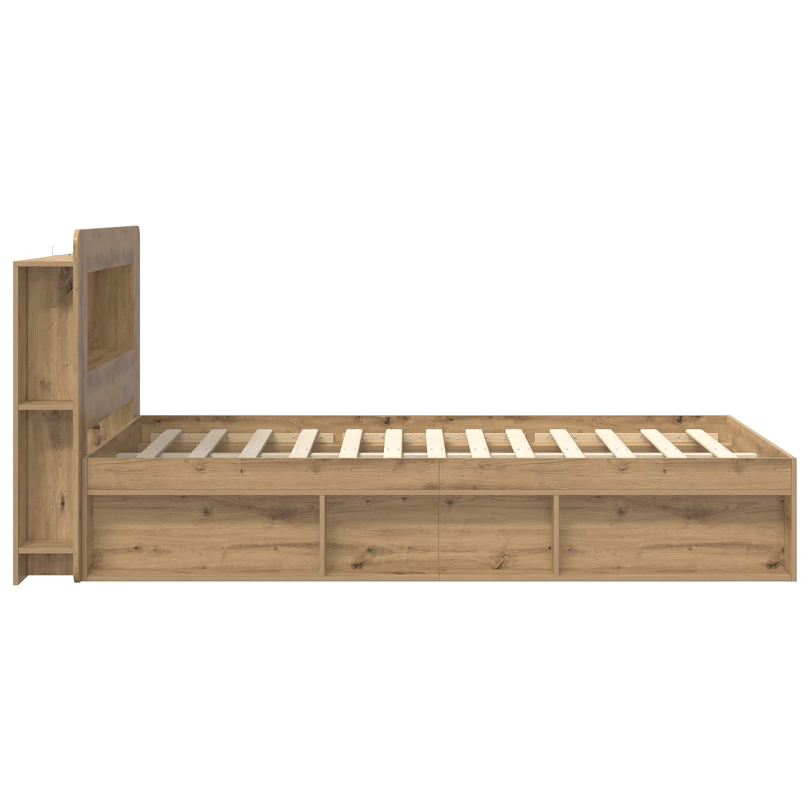 Telaio del letto con storage Rovere Artigianale 120 x 200 cm | homemem39