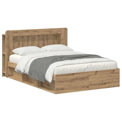 Telaio del letto con storage Rovere Artigianale 135 x 190 cm | homemem39
