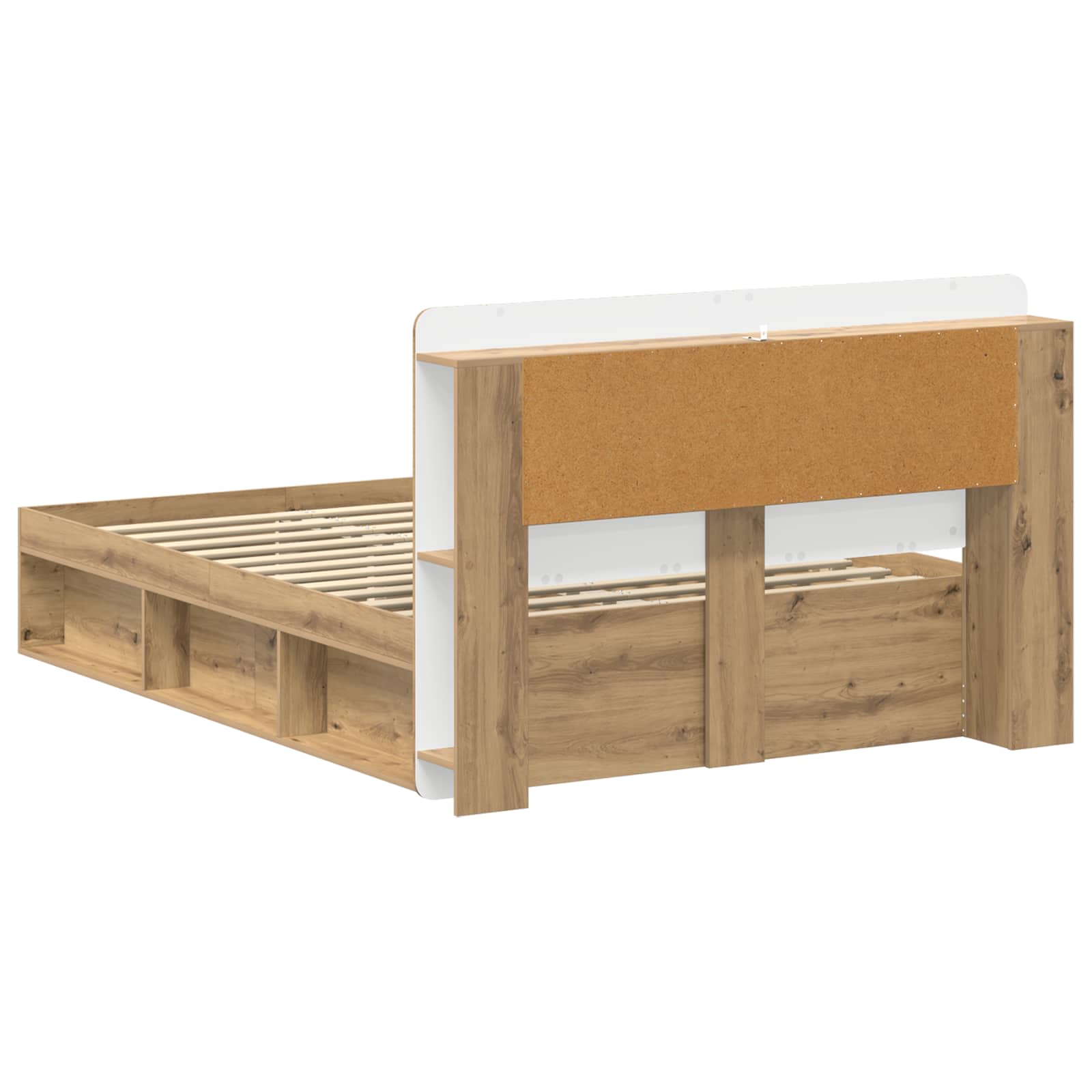 Telaio del letto con storage Rovere Artigianale 135 x 190 cm | homemem39