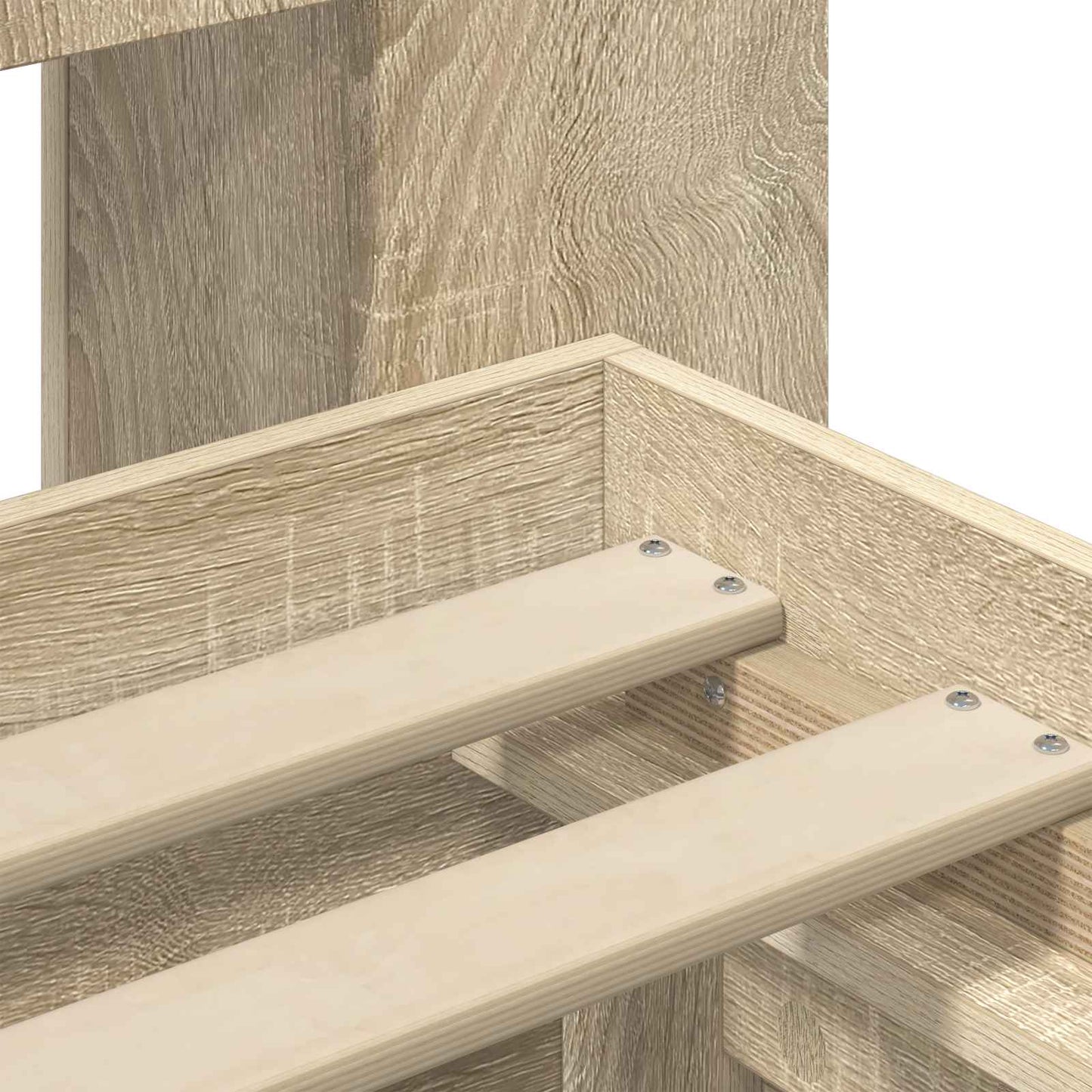 Telaio del letto con storage Rovere Sonoma 100 x 200 cm | homemem39