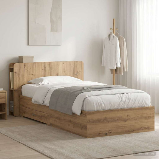 Telaio del letto con storage Rovere Artigianale 80 x 200 cm | homemem39