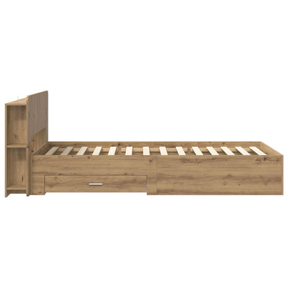 Telaio del letto con storage Rovere Artigianale 80 x 200 cm | homemem39