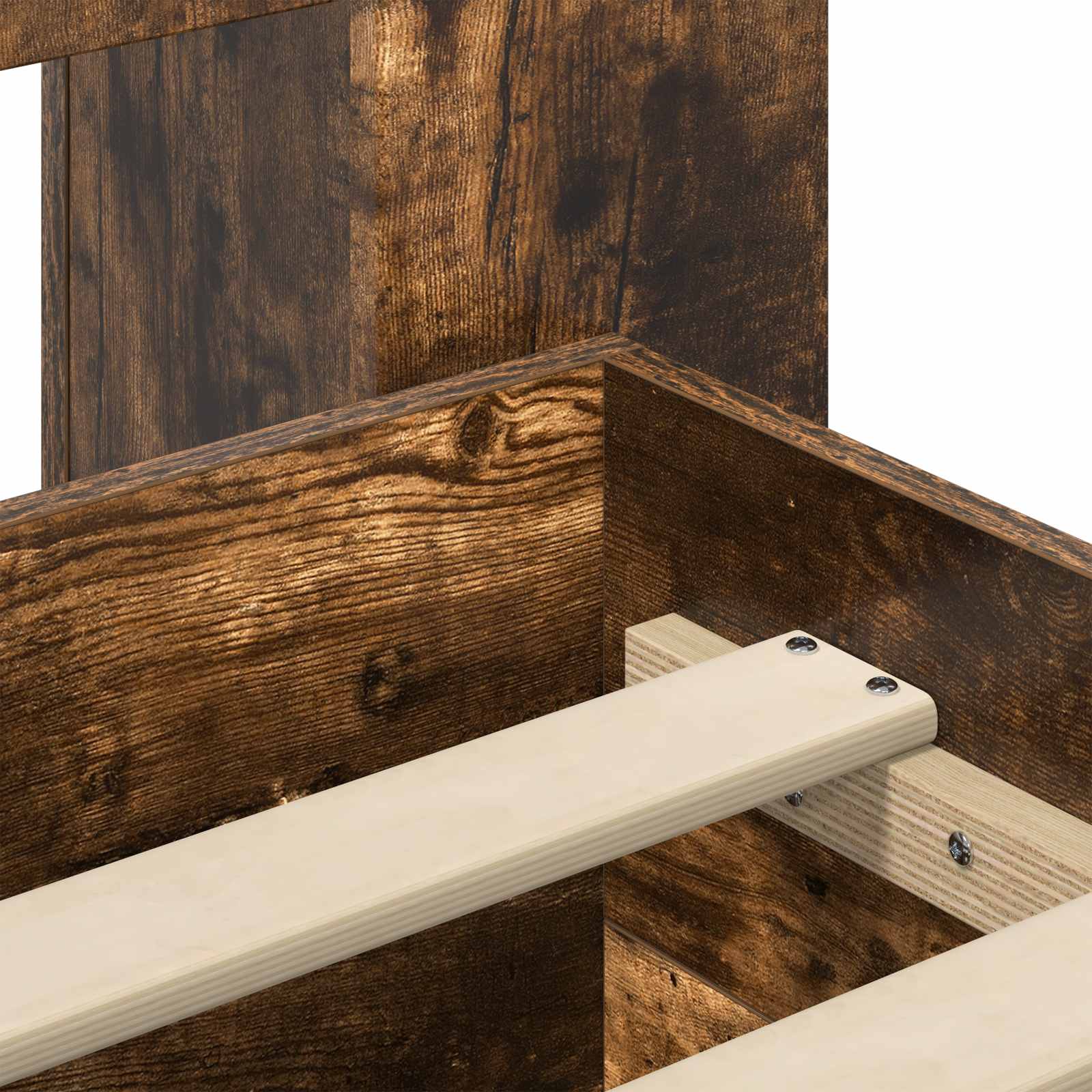 Telaio del letto con storage Rovere Fumo 120 x 190 cm | homemem39
