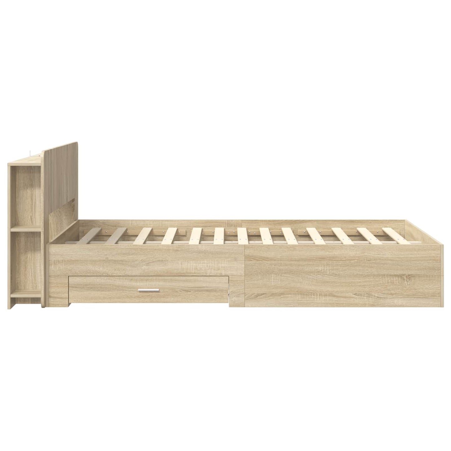 Telaio del letto con storage Rovere Sonoma 120 x 200 cm | homemem39