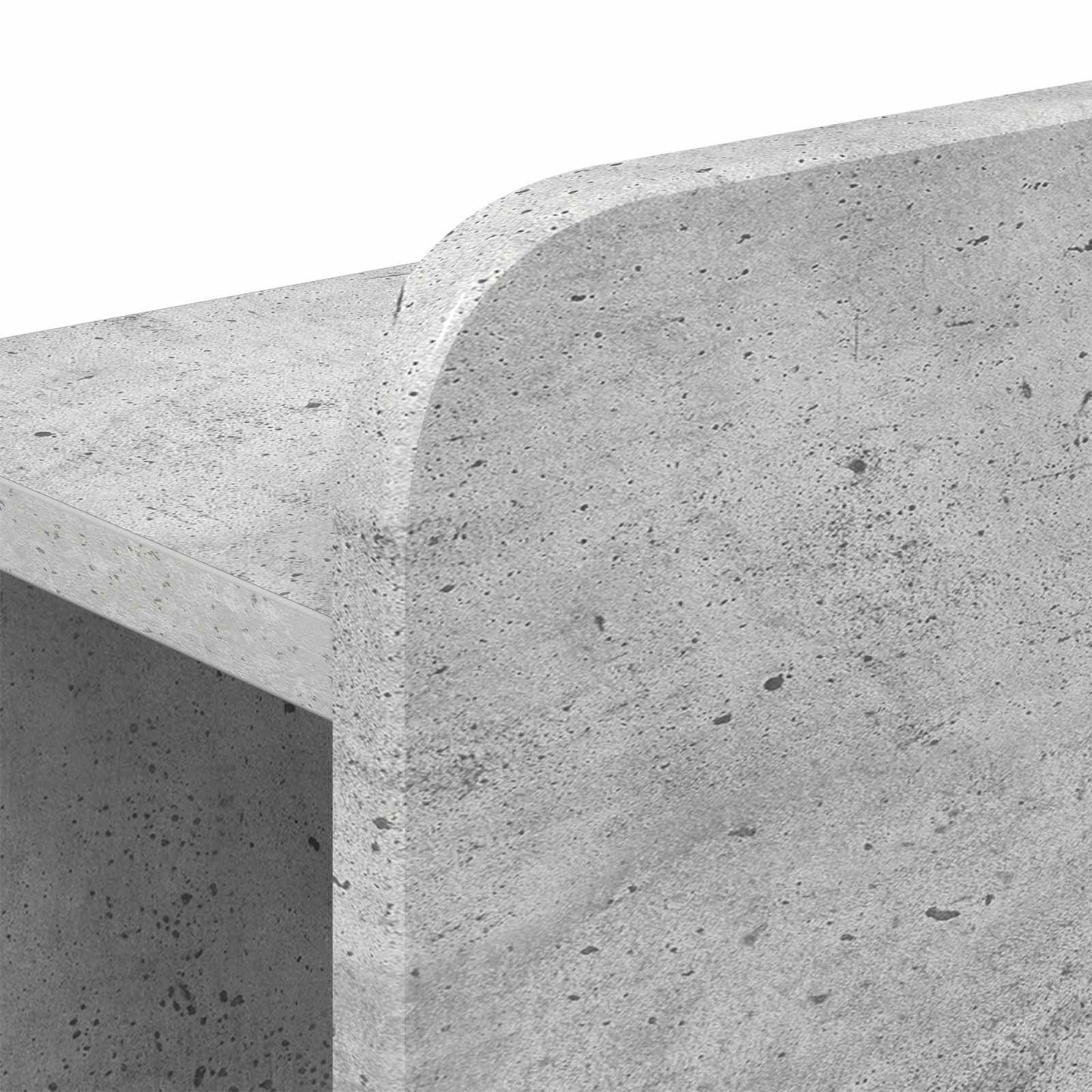 Telaio del letto con storage Grigio Cemento 160 x 200 cm | homemem39