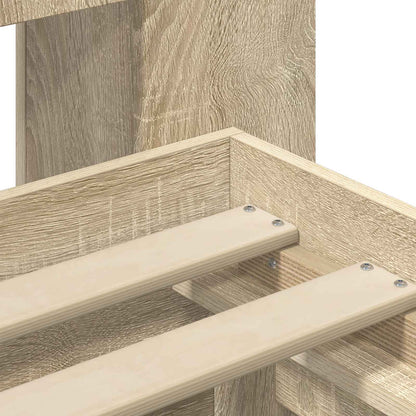 Telaio del letto con storage Rovere Sonoma 75 x 190 cm | homemem39